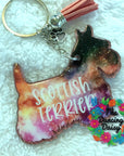 Scottish Terrier Dog Profile Acrylic Blank