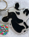 Cow Head Acrylic Blank
