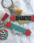 Diabetic Type 2 Alert Acrylic Blank