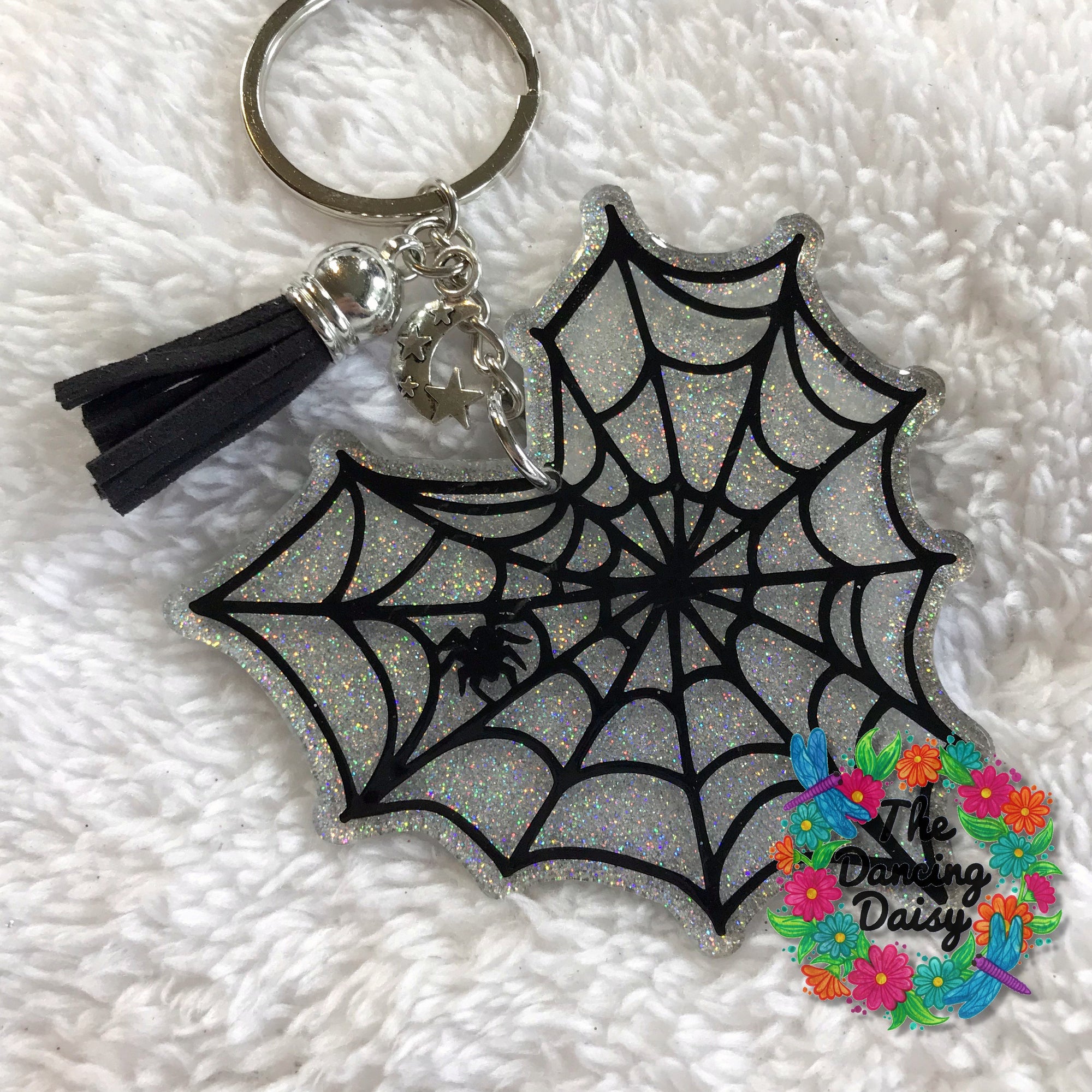 Spider Web Heart Acrylic Blank