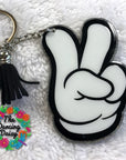 Peace Hand Sign Acrylic Blank