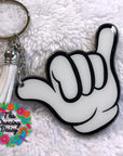 Shaka Mahalo Hand Acrylic Blank