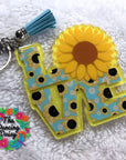 Love Sunflower Acrylic Blank