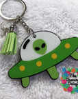 UFO Alien Ship Acrylic Blank