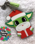 Baby Alien Santa Acrylic Blank