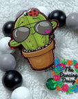 Cactus Sunglasses Decal & Acrylic Blank COMBO