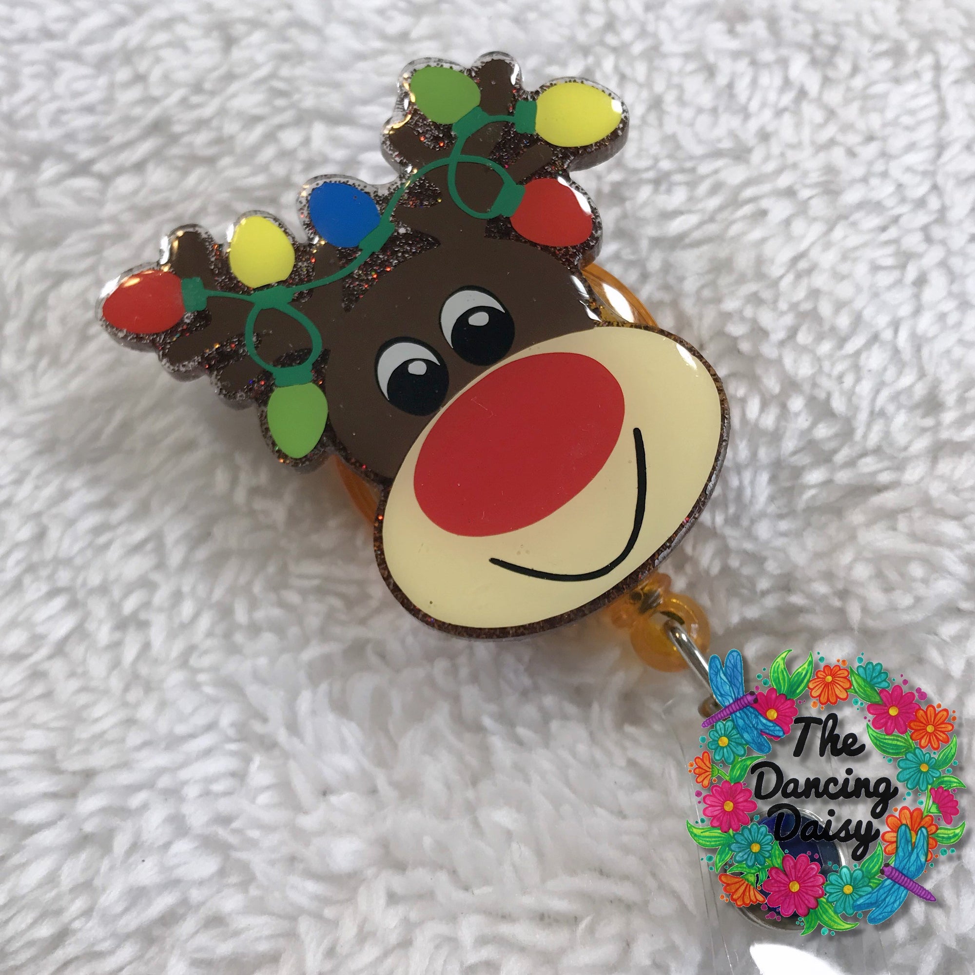 Rudolph with Lights Acrylic Blank