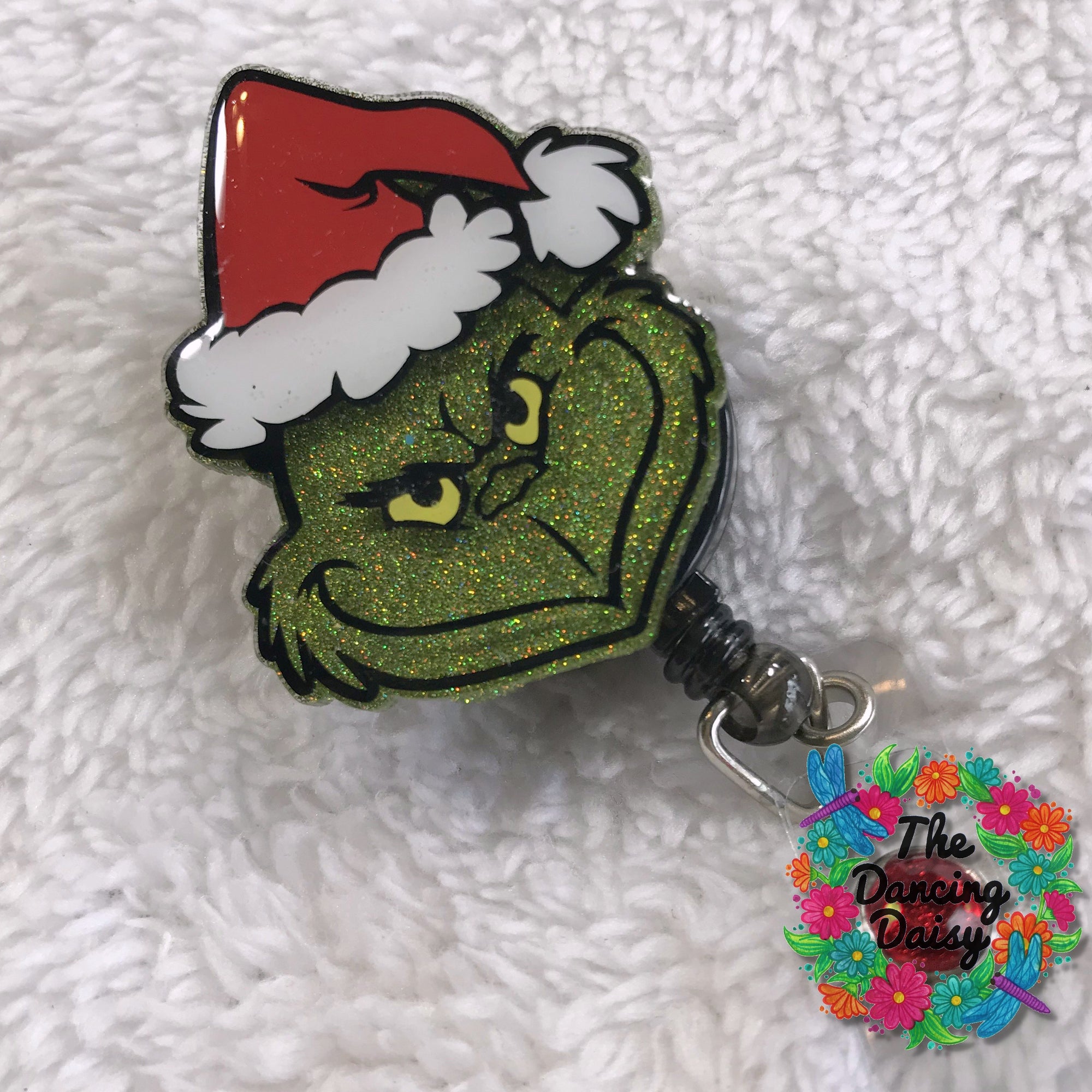 Grinch Santa Acrylic Blank