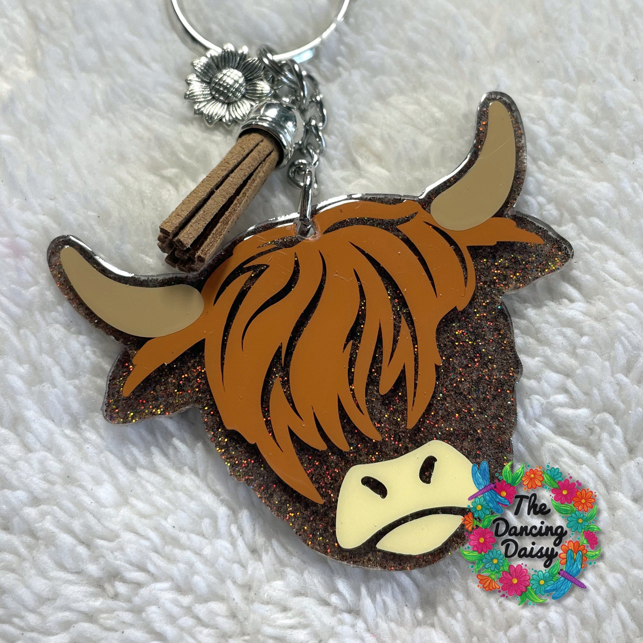 Resin Rockers Exclusive Highland Cow Keychain or Ornament Mold for UV