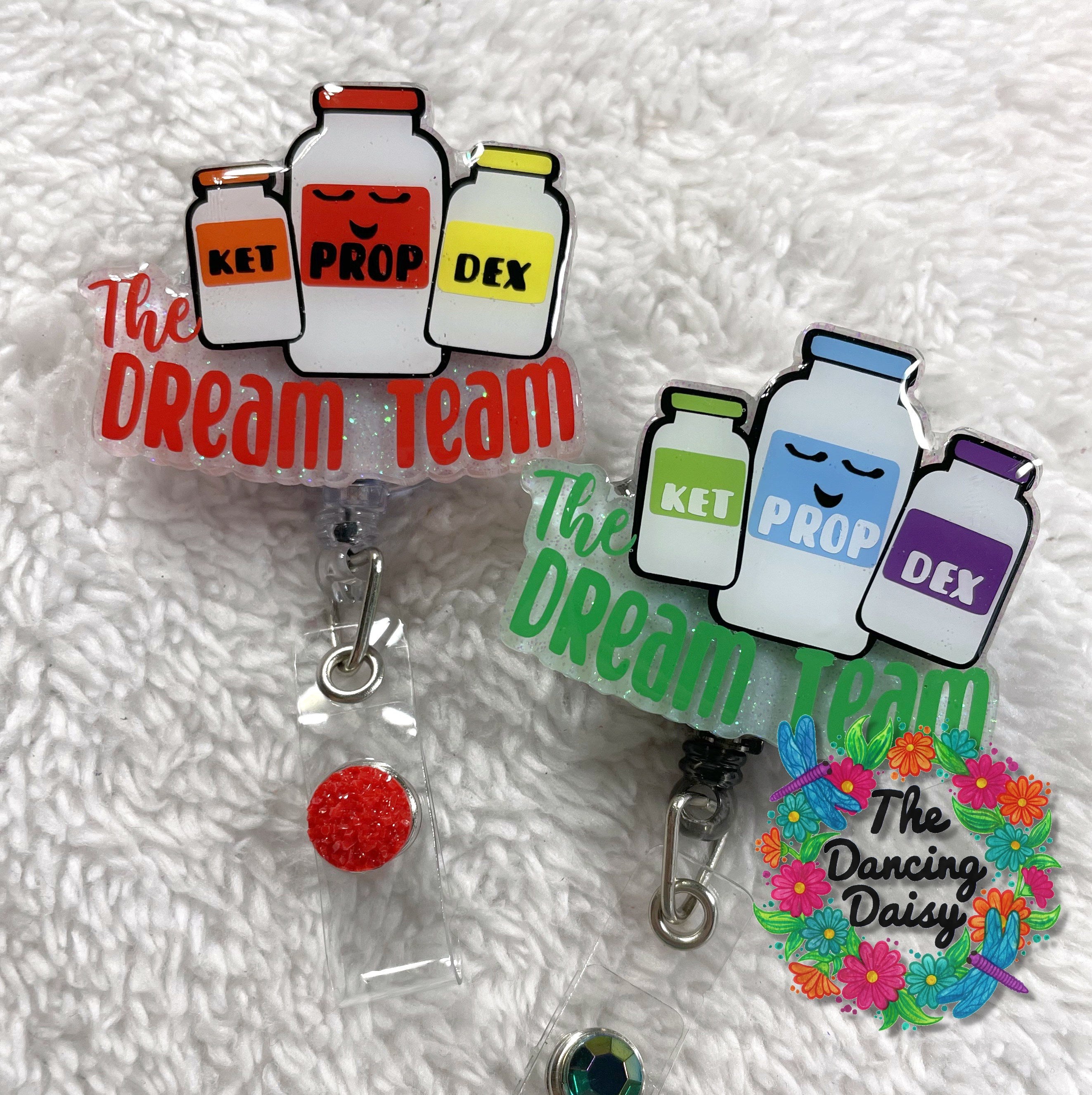 Anesthesia Dream Team Acrylic Blank for Badge Reel Crafts – Moxie