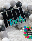 MRI Tech Badge Reel Blank