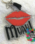 Muah Kiss Acrylic Blank