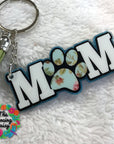MOM Paw Acrylic Blank