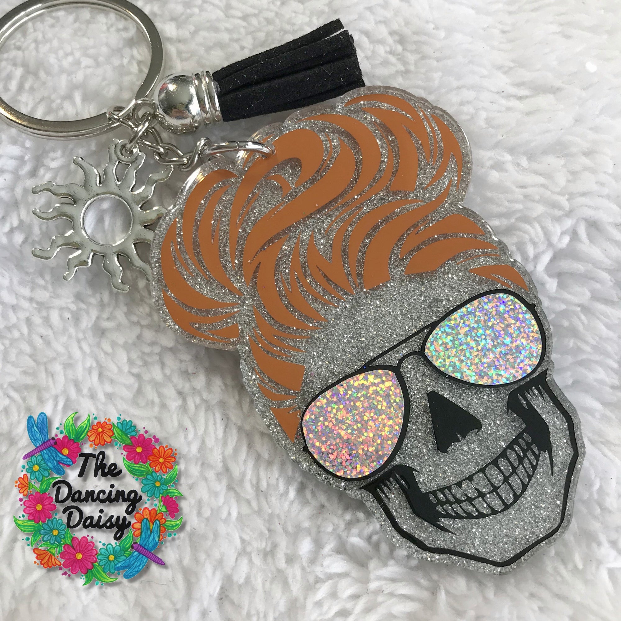 Mom Skull with Shades Acrylic Blank