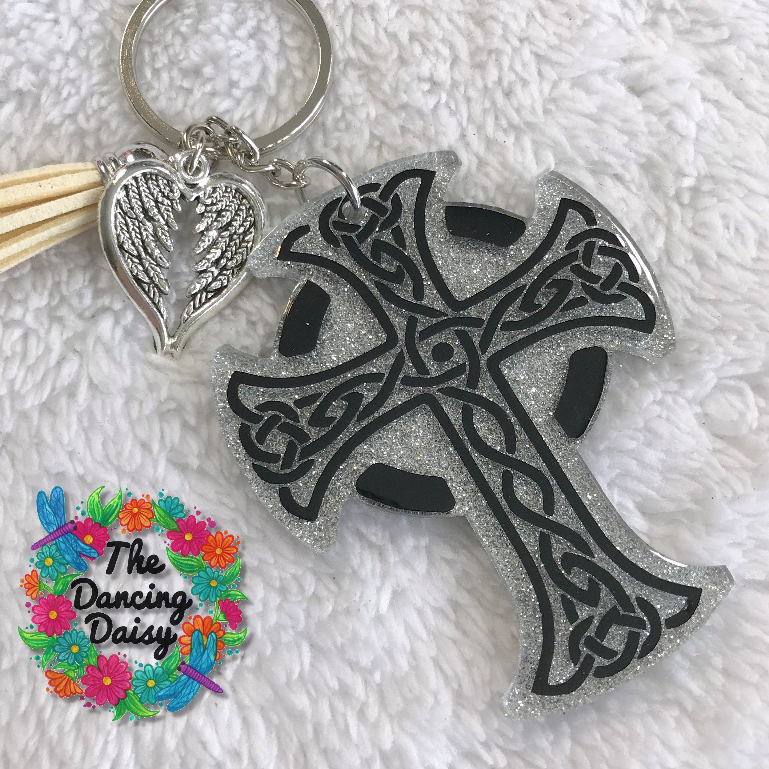 Celtic on sale cross keychain