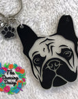 French Bulldog Face Acrylic Blank