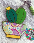 Potted Cactus Acrylic Blank