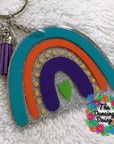 Boho Rainbow Acrylic Blank