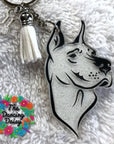 Great Dane Face Cropped Acrylic Blank