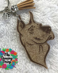 Great Dane Face Cropped Acrylic Blank