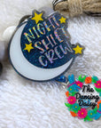 Night Shift Crew Badge Reel Blank