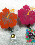 Hibiscus Flower Acrylic Blank