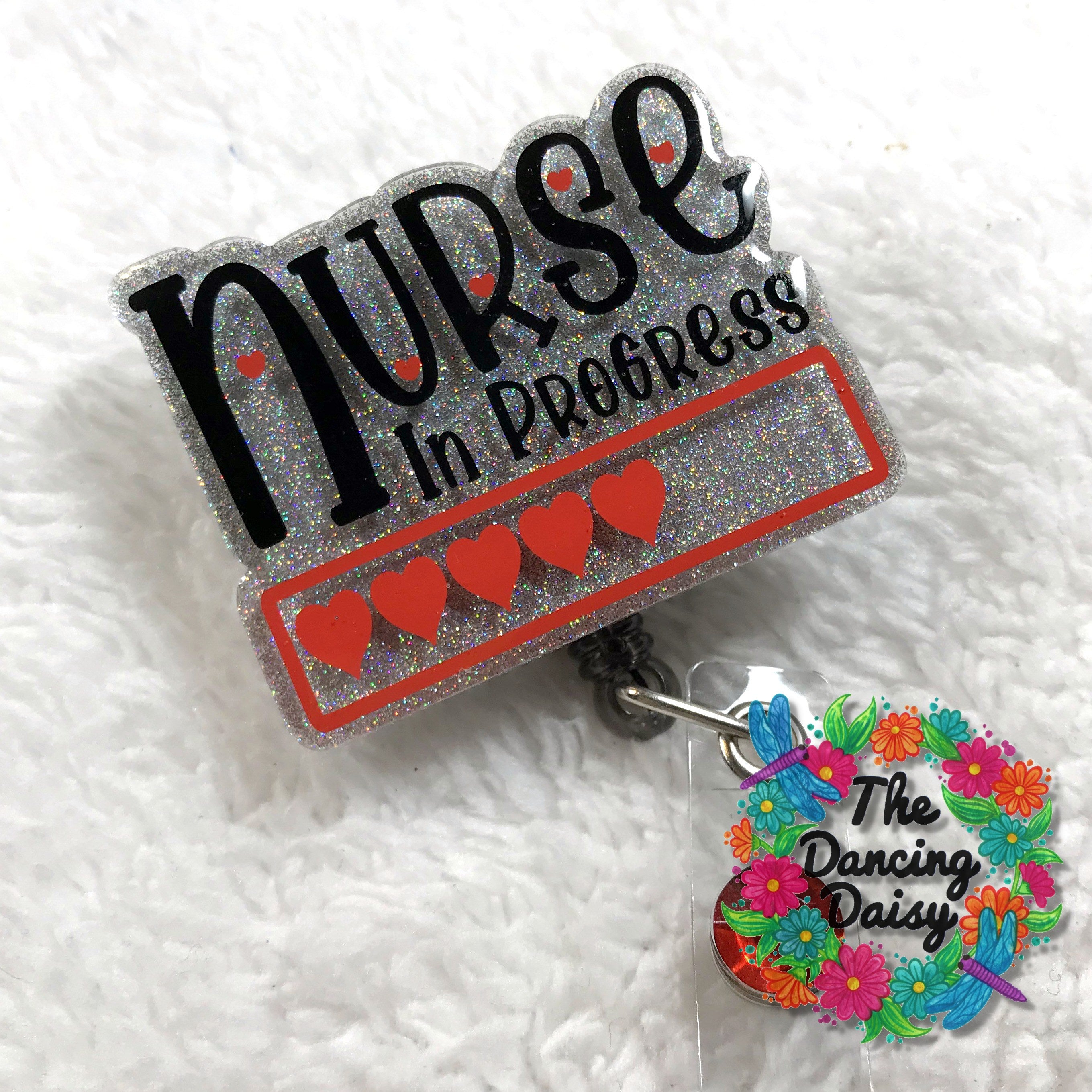 Nurse In Progress Acrylic Blank for Badge Reel Crafts – Moxie Vinyls