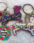 Dachshund Dog Profile Acrylic Blank