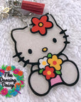 Kitty Flowers Acrylic Blank