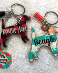 Beagle Dog Profile Acrylic Blank