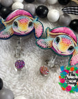 Cute Sea Turtle Decal & Acrylic Blank COMBO