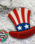 Uncle Sam Hat Acrylic Blank