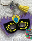 Mardi Gras Mask Acrylic Blank