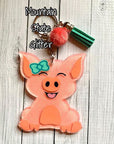 Baby Pig Sitting Acrylic Blank