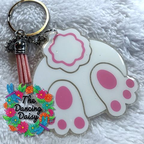 Easter Bunny Butt Acrylic Blank