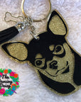 Chihuahua Face Dog Acrylic Blank
