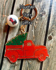 Christmas Tree Truck Acrylic Blank