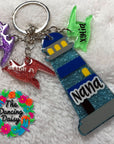 Lighthouse Acrylic Key Chain crafts blanks