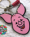 Cartoon Pig Head Acrylic Blank