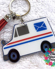 Postal Truck Acrylic Blank
