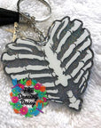Rib Cage Heart Acrylic Blank
