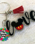 Love Boy Mouse Ears Acrylic Blank