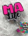 MA Life Badge Reel Blank