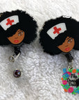 Nurse African American Acrylic Blank