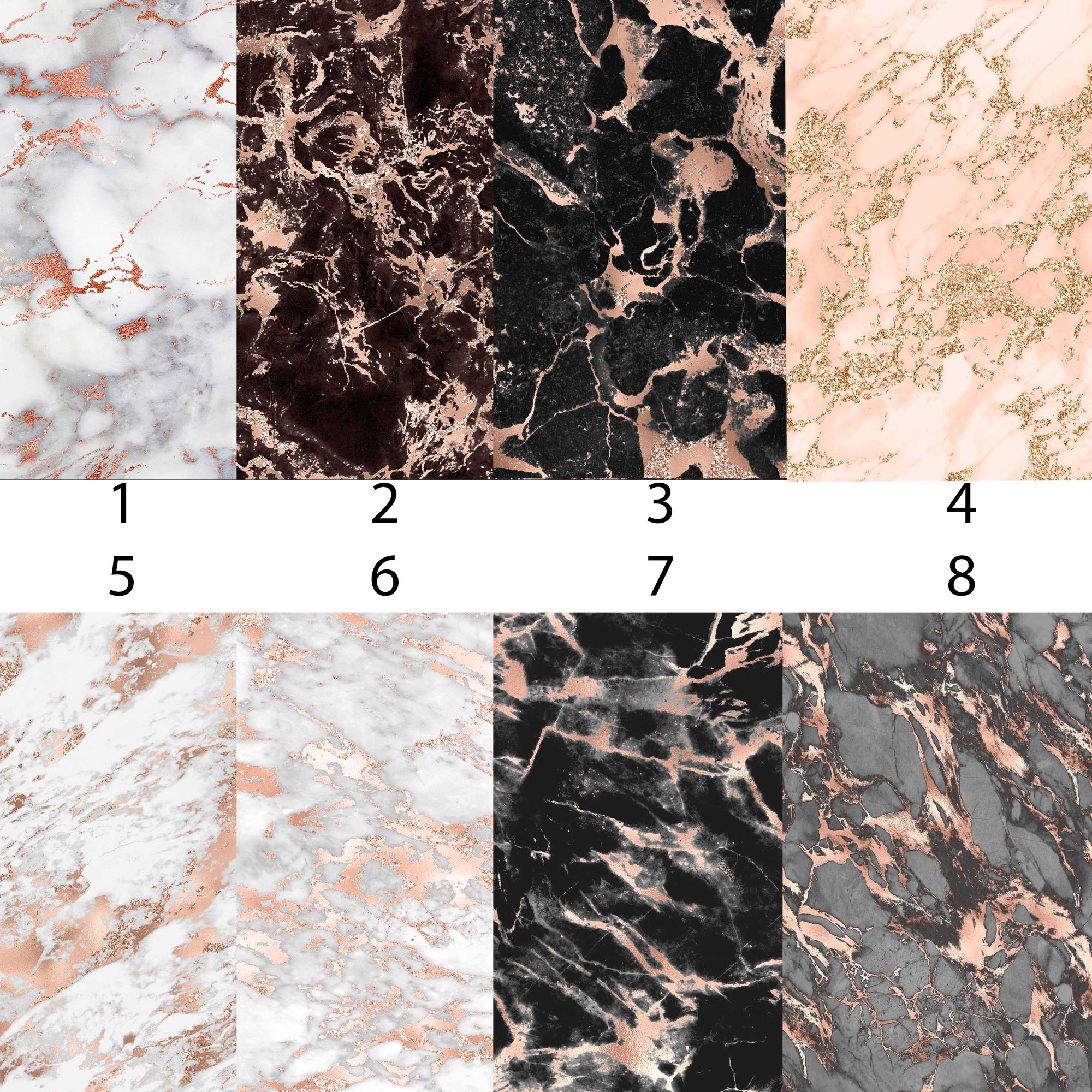 Rose Gold Marble Vinyl