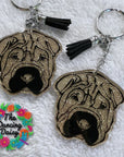 Shar Pei Face Acrylic Blank