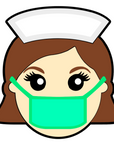 Nurse Face Acrylic Blank