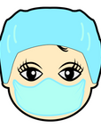 Surgical Nurse Face Acrylic Blank