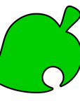 Animal Crossing Leaf Acrylic Blank