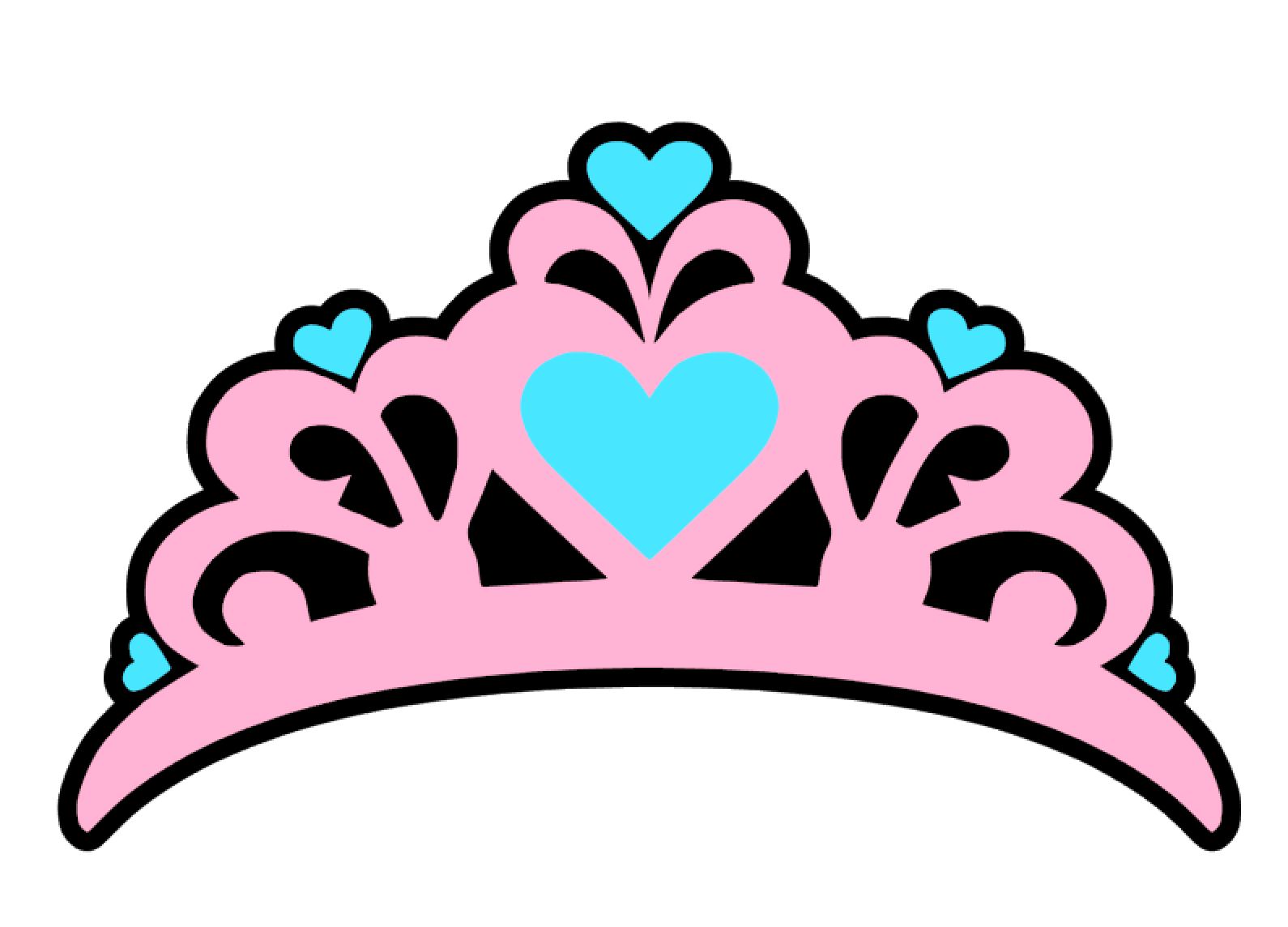 clipart princess crown